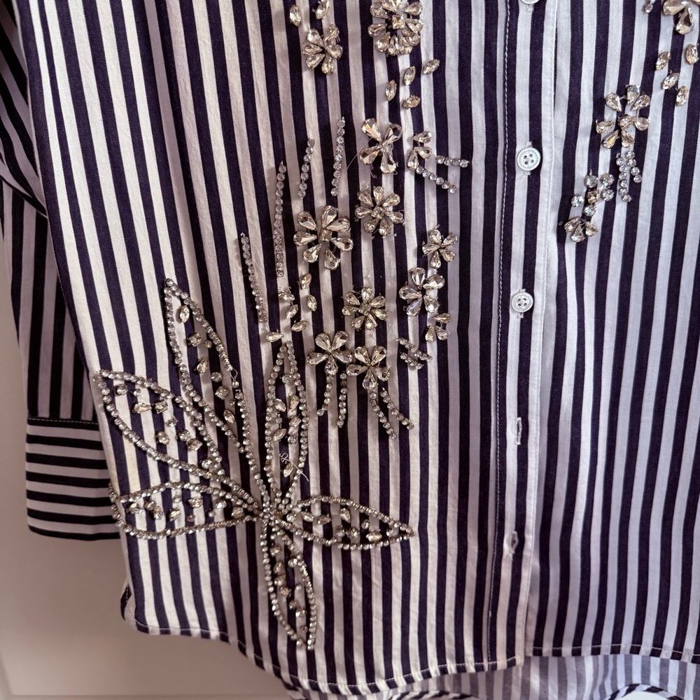 Maeve by Anthropologie Bennet Buttonfront Shirt - Picture 4 of 5